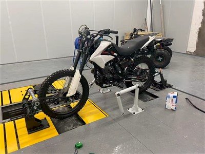 Stanowisko do badania trwałości drgań motocykla